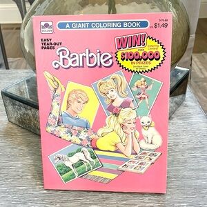 Vintage Barbie Giant Coloring Book